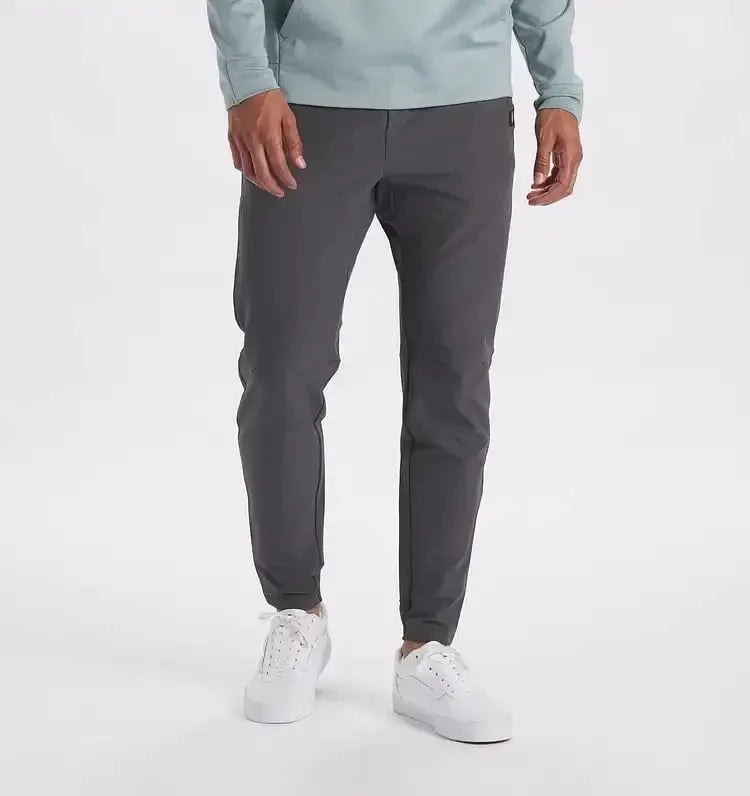 Pantaloni Comodi in Tessuto Elasticizzato