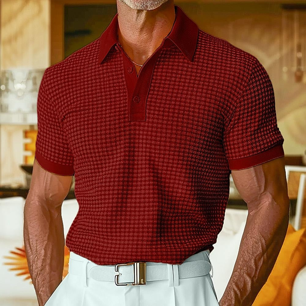 Lorenzo - Polo Shirt Waffle