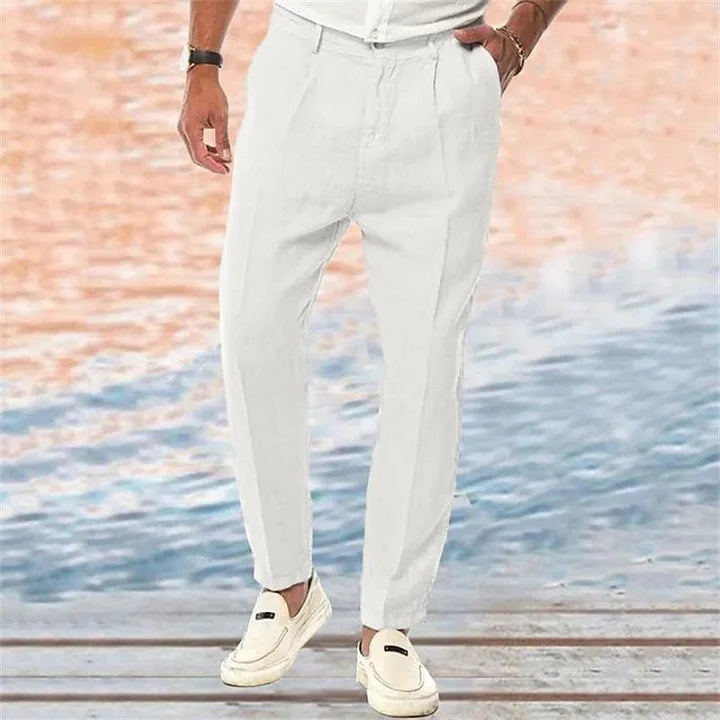 Luca | Pantaloni Estivi in Lino da Uomo