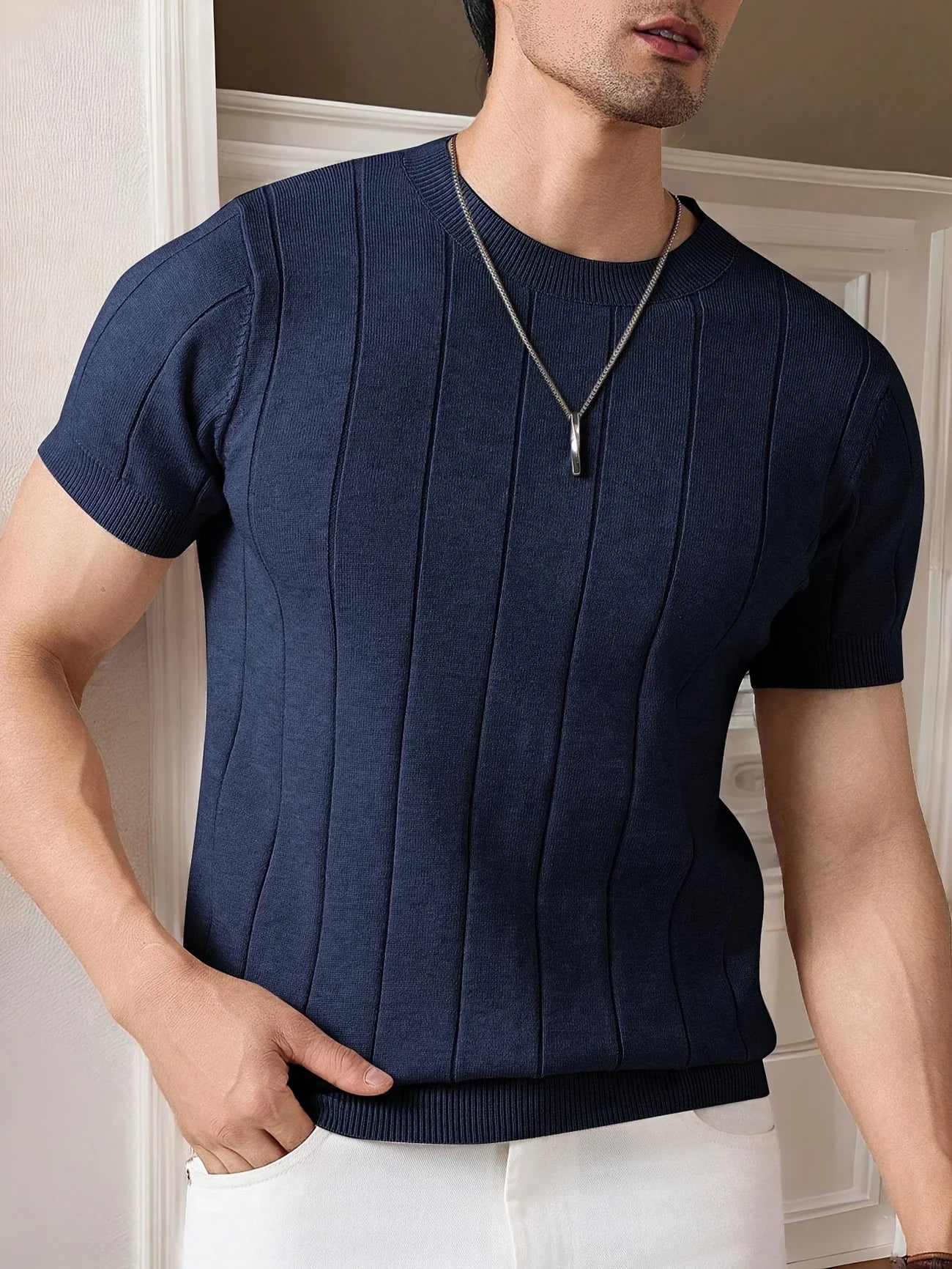 Lorenzo | T-shirt in lana merino