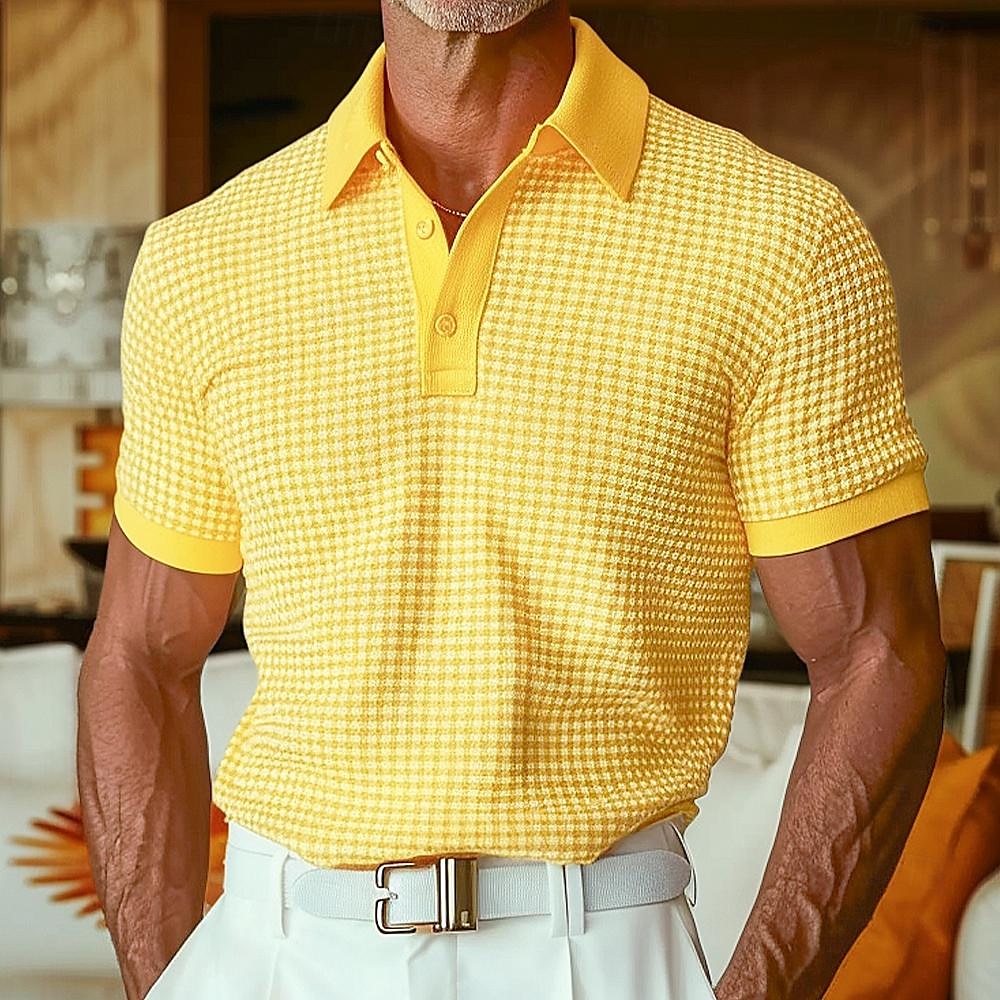 Lorenzo - Polo Shirt Waffle