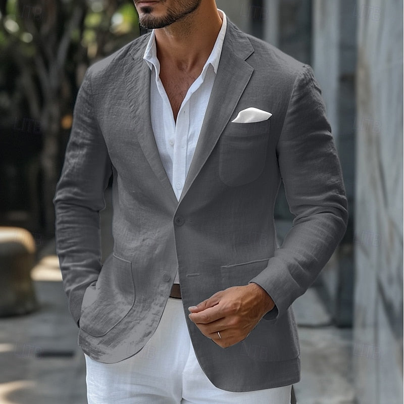 Giovanni - Blazer in lino elegante per l'estate