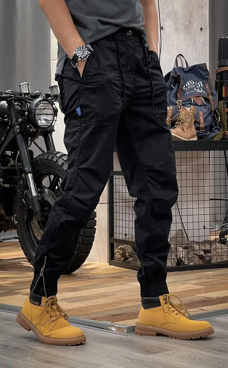 Pantaloni Cargo Elasticizzati in Elastan