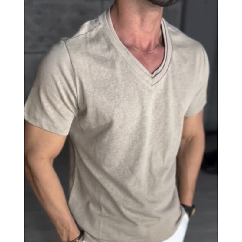 Lorenzo | T-shirt con Scollo a V per l'estate