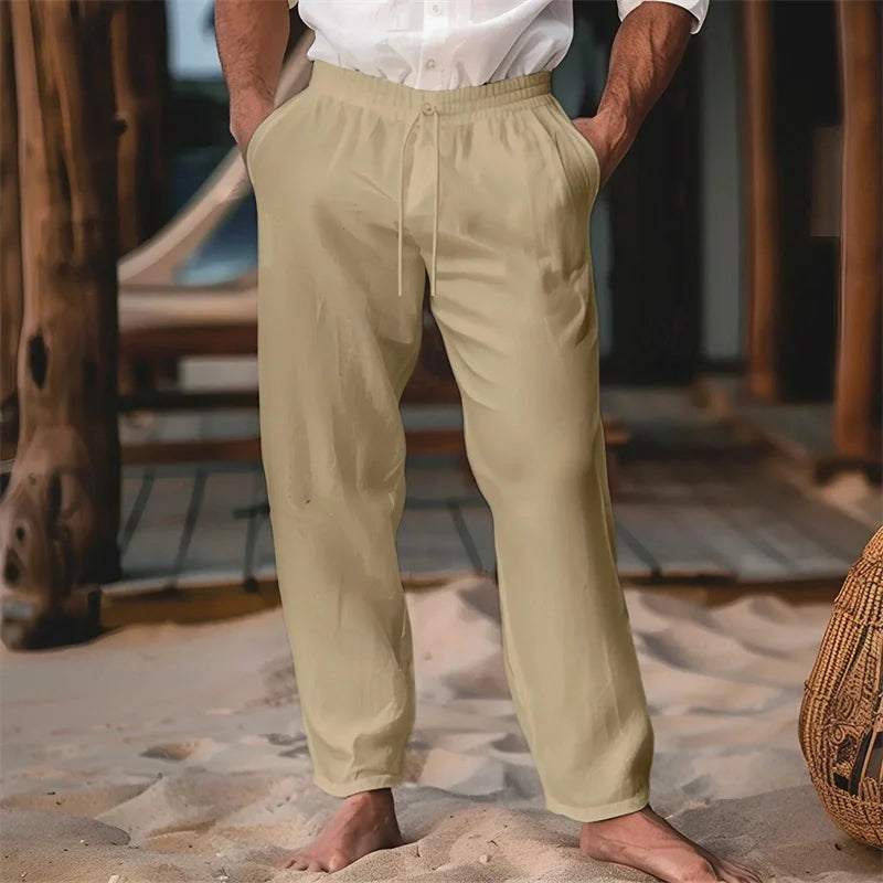 Silvio | Pantalone estivo in lino per uomo