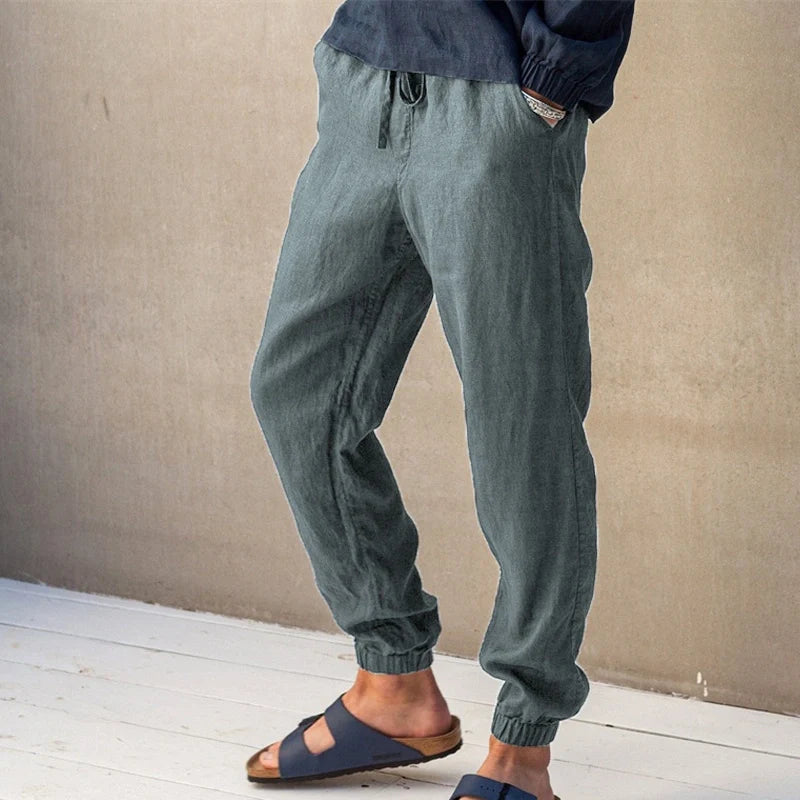 Hugo | Pantalone estivo in lino per uomo