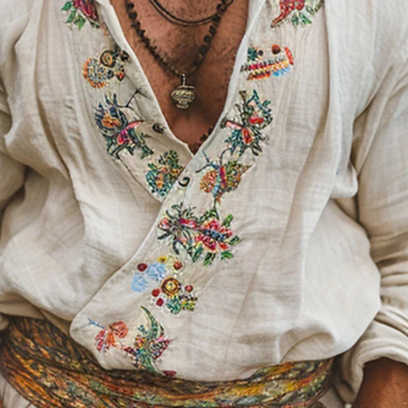 Giorgio | Camicia estiva boho da uomo
