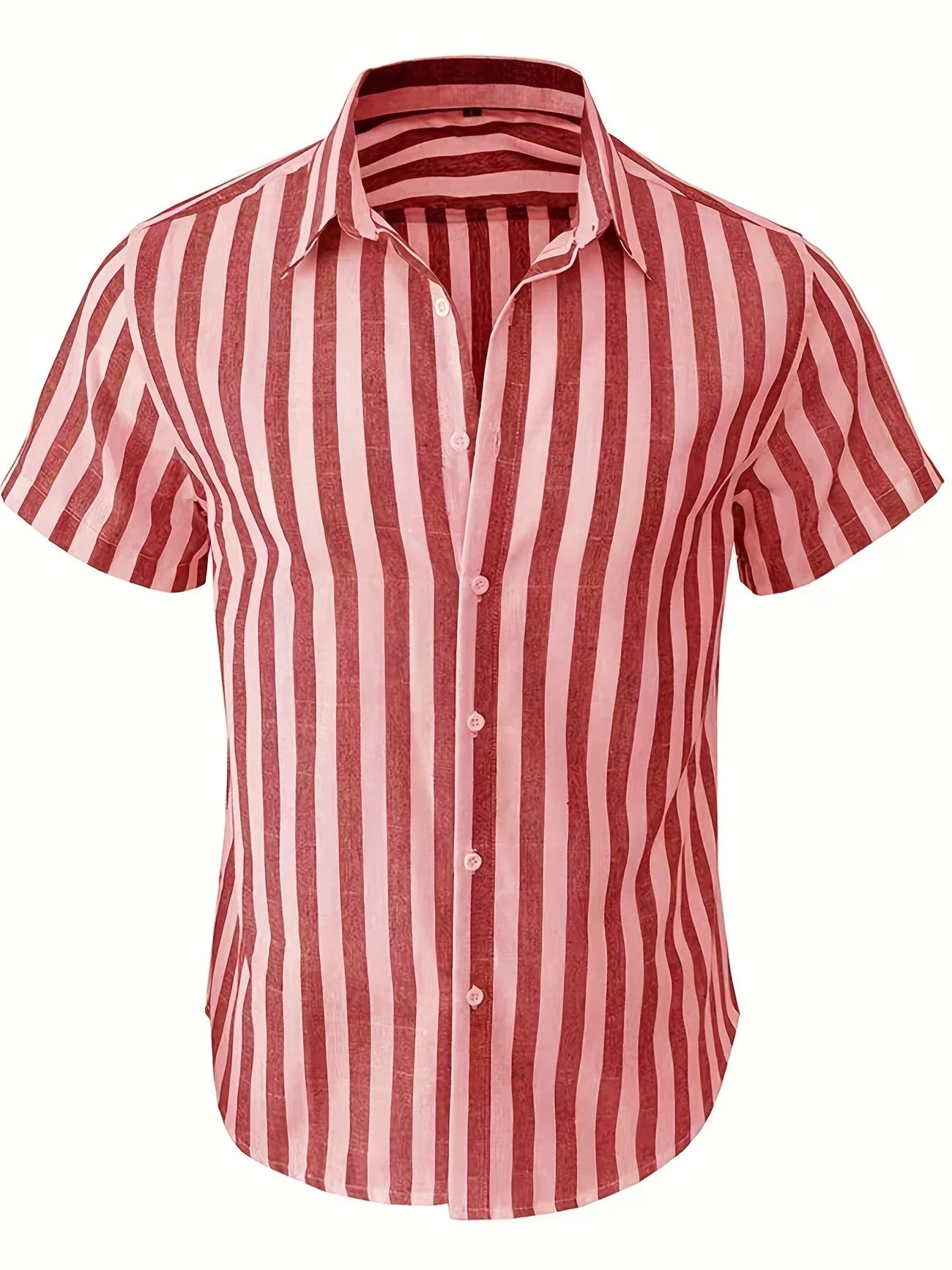 Andrea | Camicia a Righe a Maniche Corte