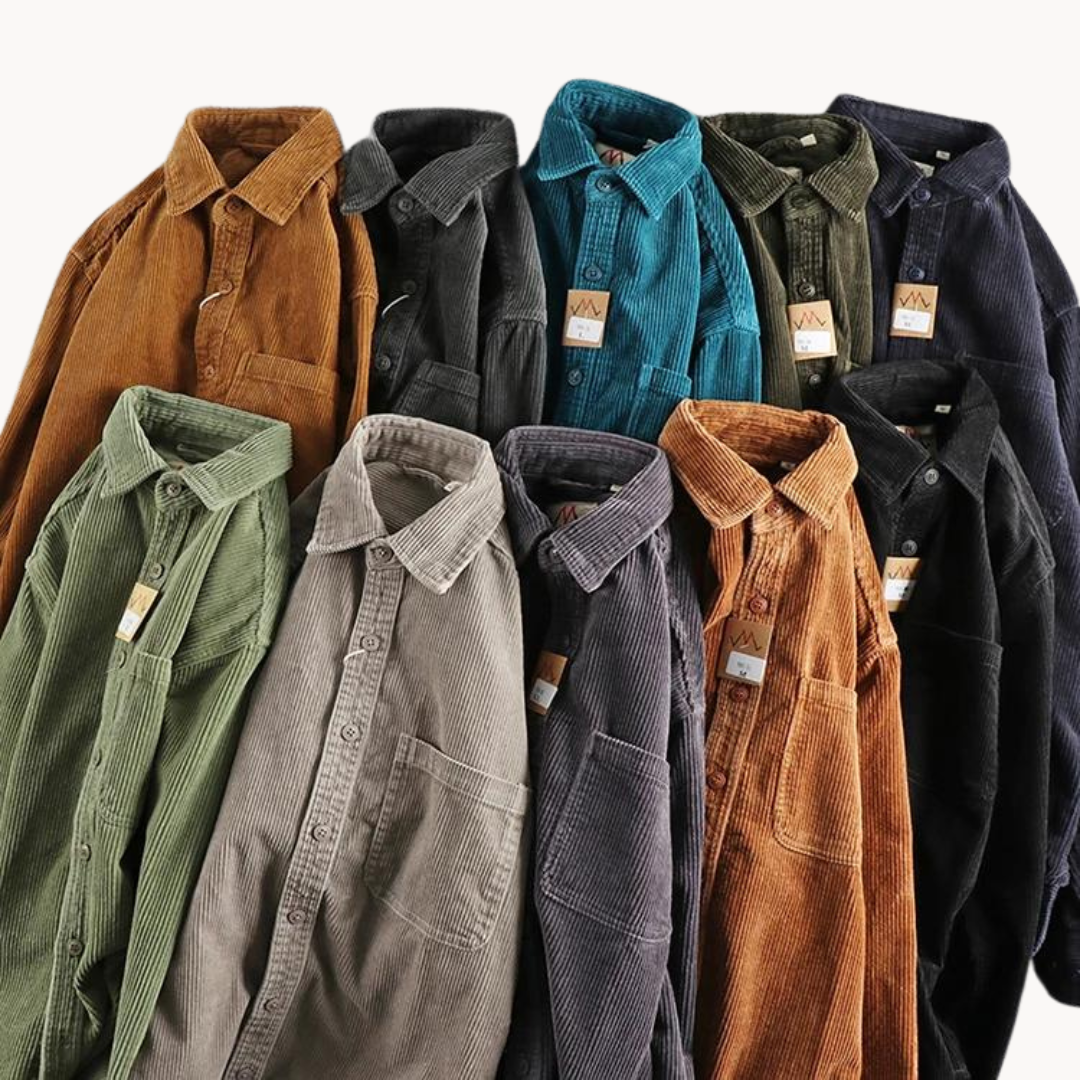 Classica Camicia da Lavoro in Corduroy