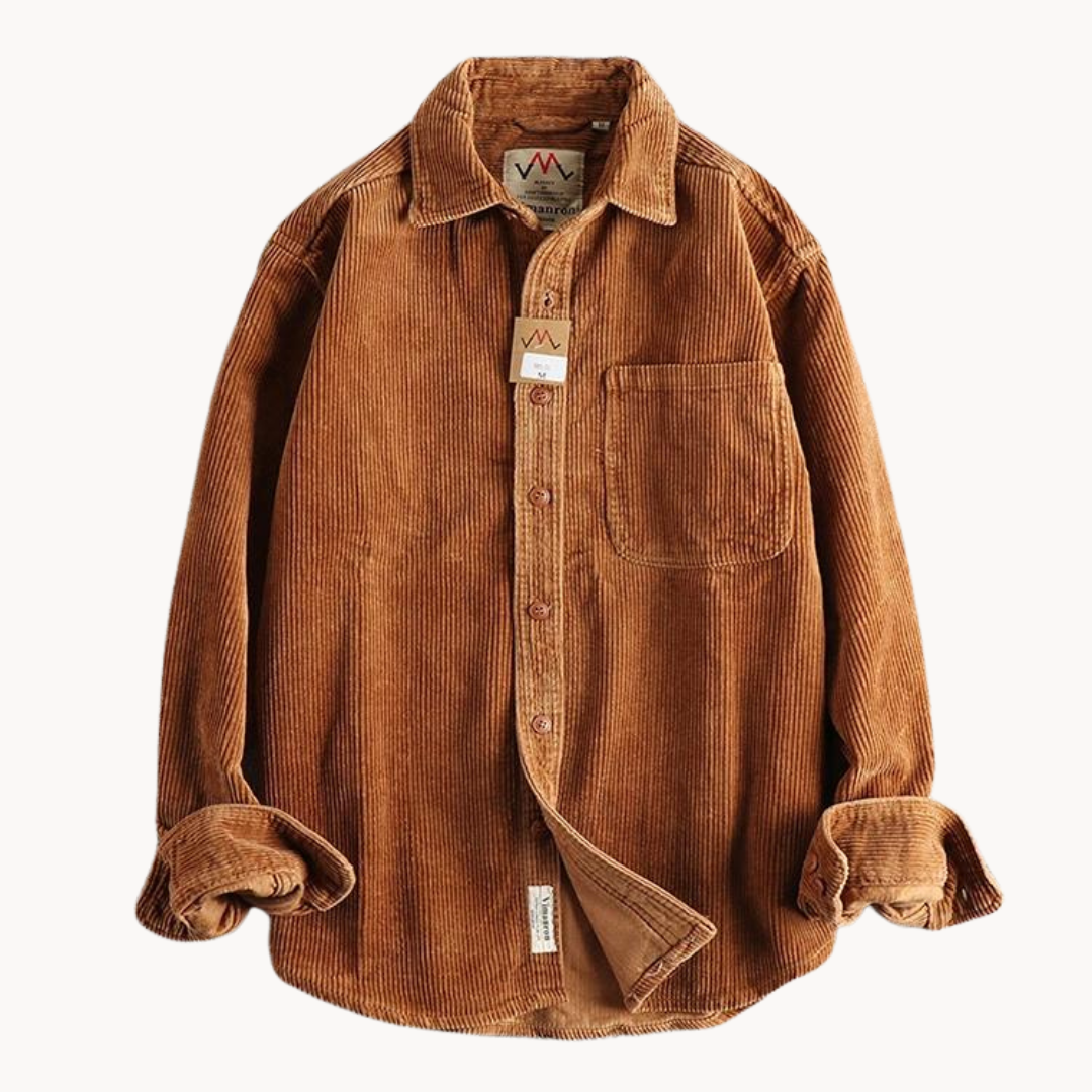 Classica Camicia da Lavoro in Corduroy