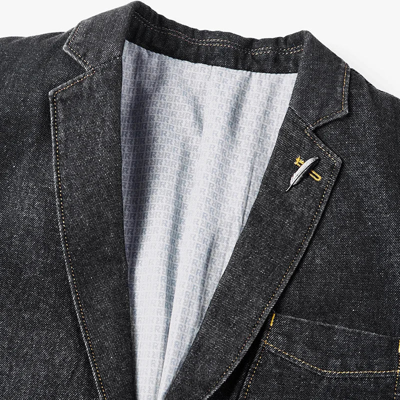 Blazer in Denim Elegante