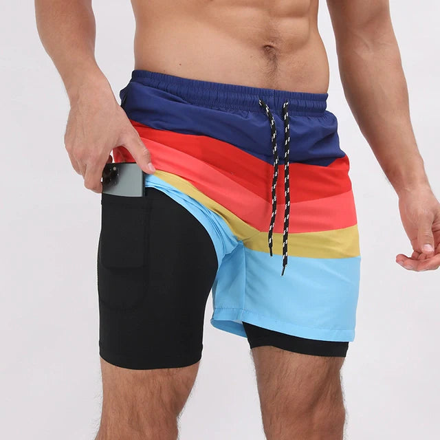 Slip da bagno uomo asciugatura rapida con fodera
