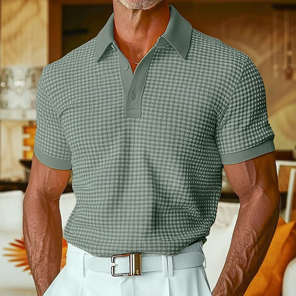 Lorenzo - Polo Shirt Waffle