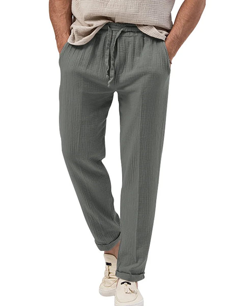Giorgio | Pantaloni Estivi in Lino da Uomo