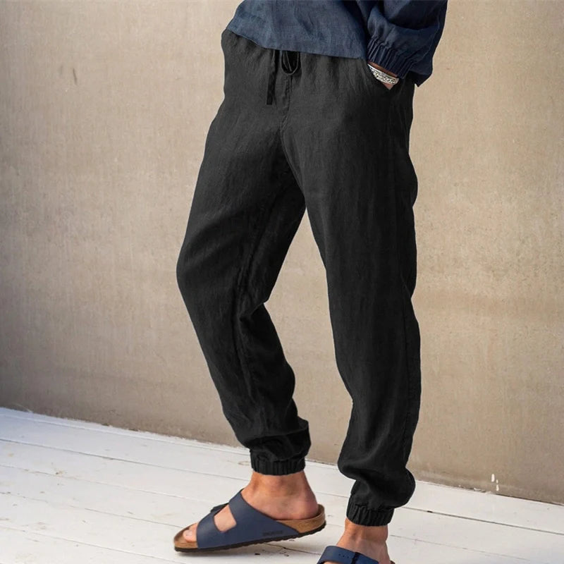 Hugo | Pantalone estivo in lino per uomo