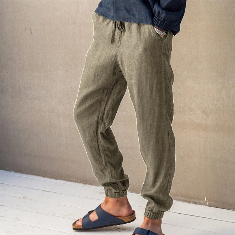 Hugo | Pantalone estivo in lino per uomo