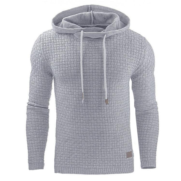 Felpa con cappuccio comoda uomo