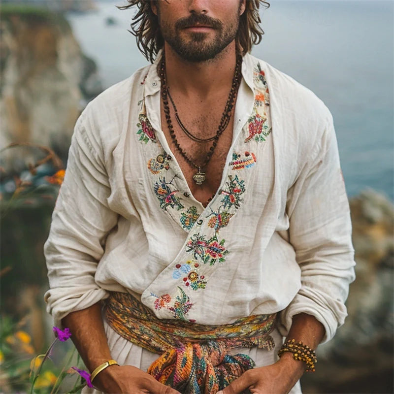 Giorgio | Camicia estiva boho da uomo