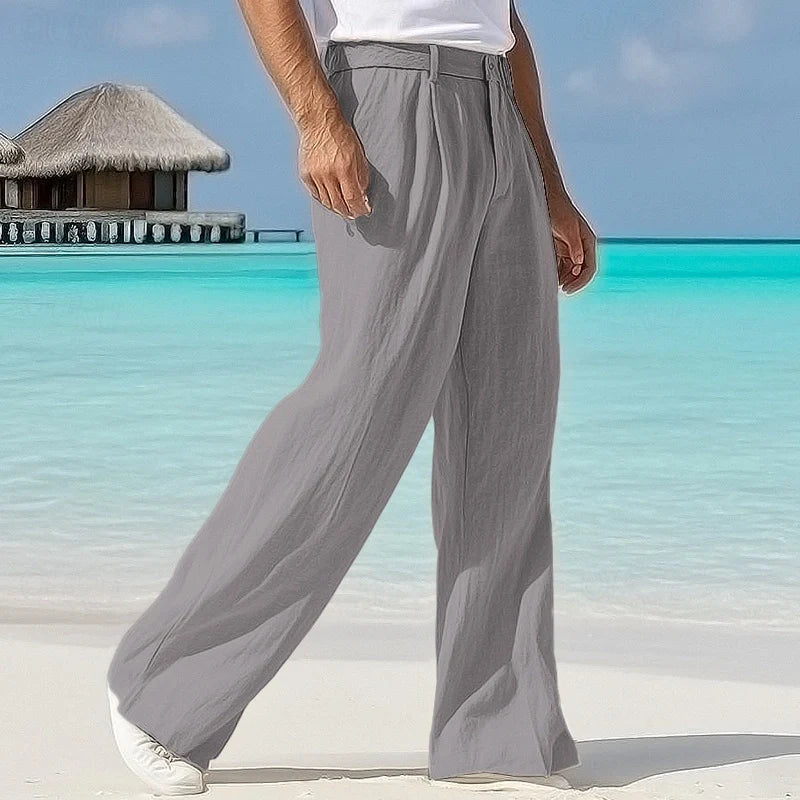 Achille | Pantalone estivo in lino per uomo