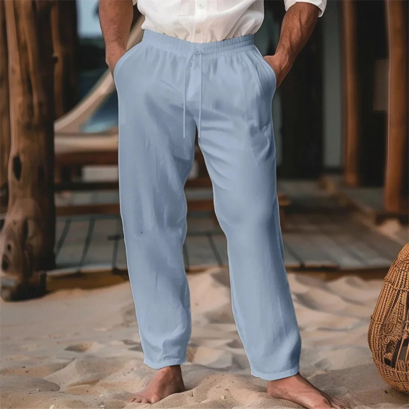 Silvio | Pantalone estivo in lino per uomo