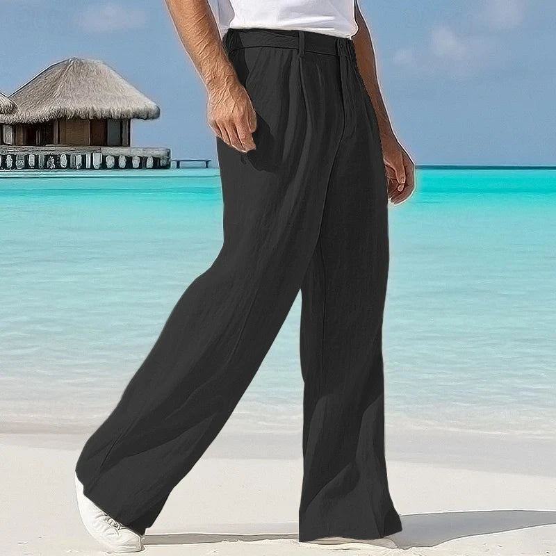 Achille | Pantalone estivo in lino per uomo
