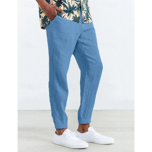 Leone | Pantalone estivo in lino per uomo