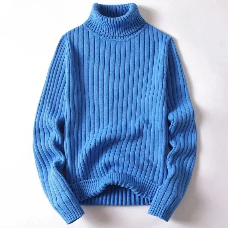 Francesco | Felpa invernale relaxed fit con collo alto per uomo