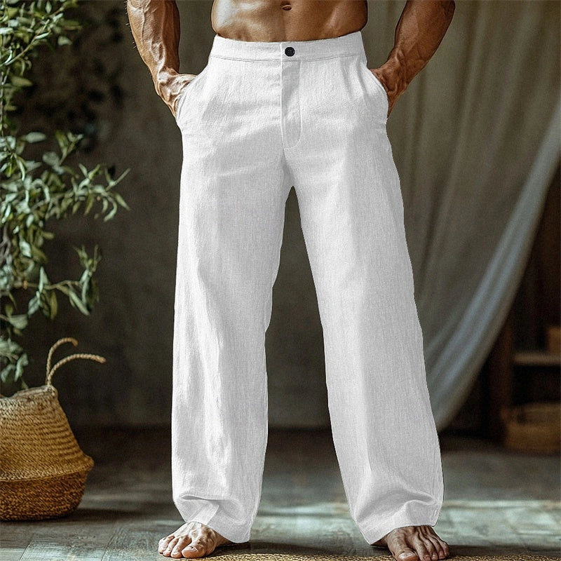 Gaetano | Pantalone estivo in lino per uomo