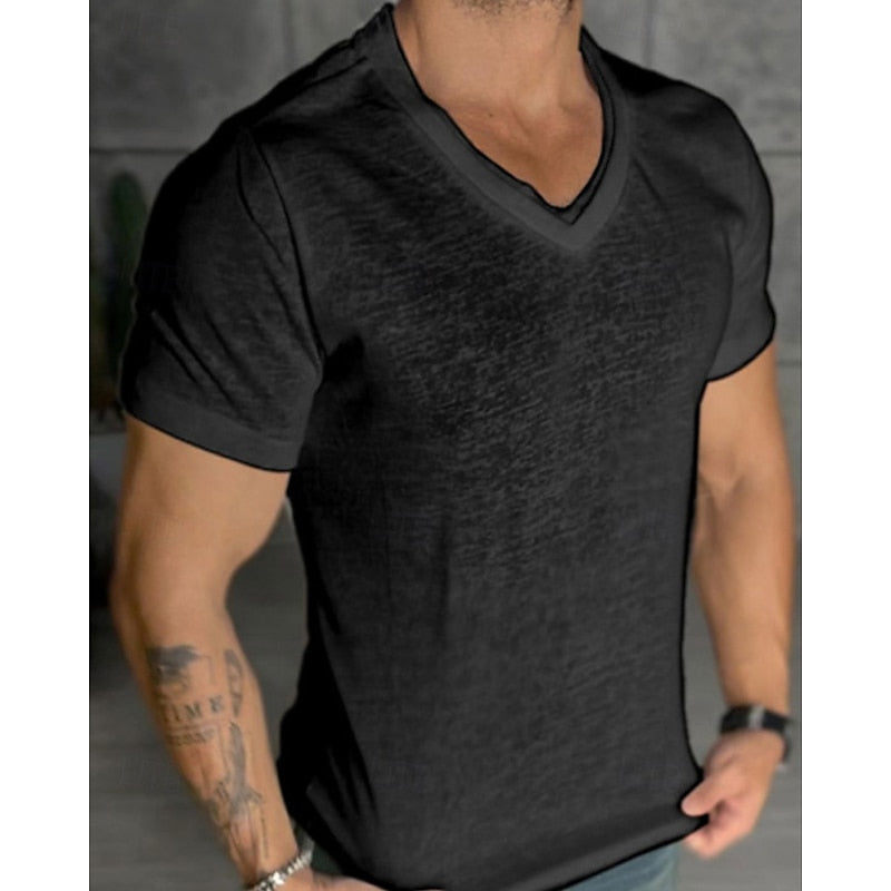 Lorenzo | T-shirt con Scollo a V per l'estate