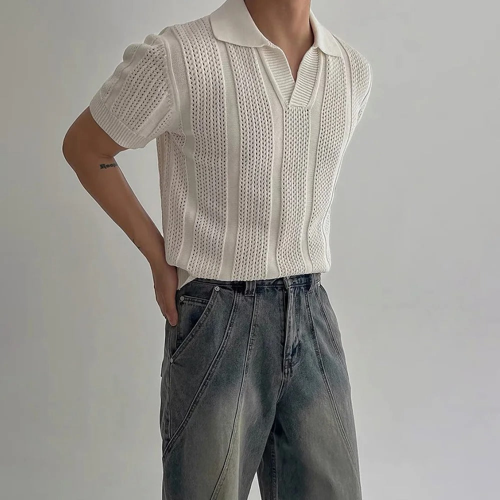 Polo Uomo Maglia Elegante e Confortevole