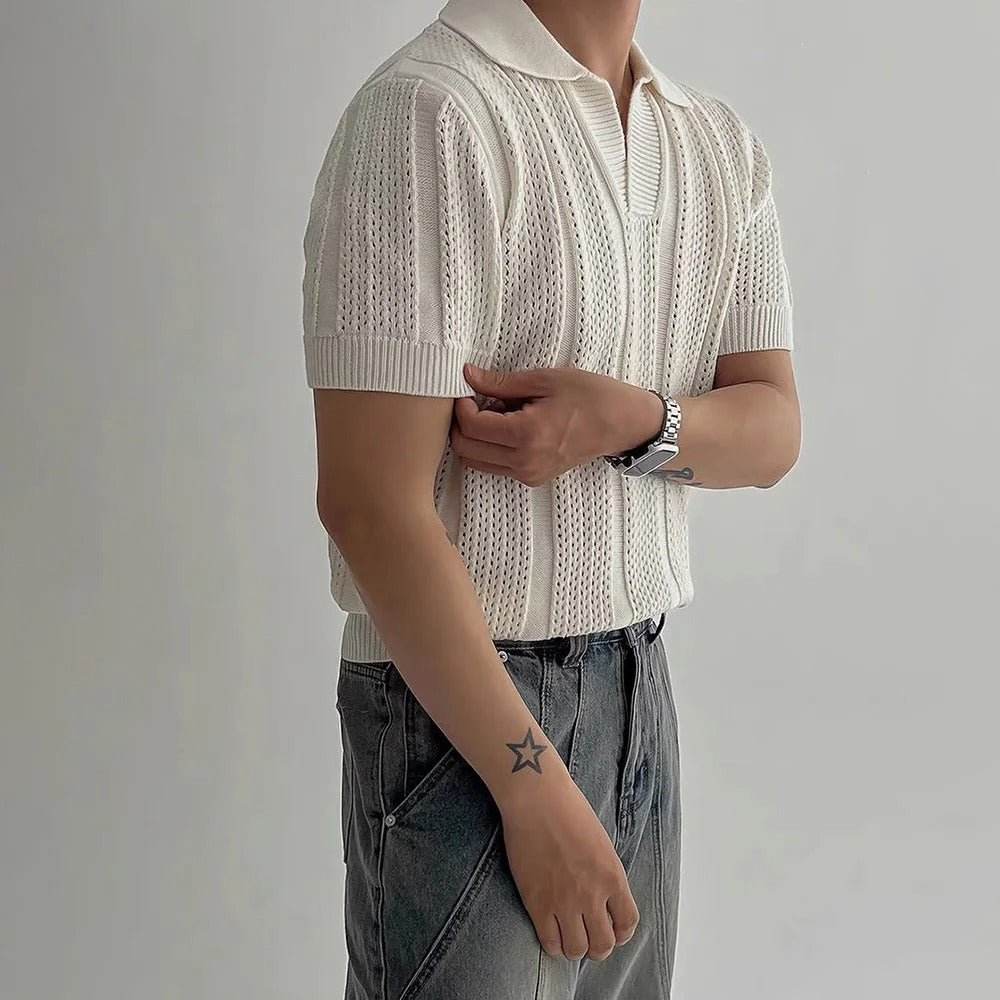 Polo Uomo Maglia Elegante e Confortevole