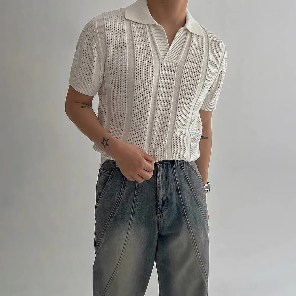 Polo Uomo Maglia Elegante e Confortevole
