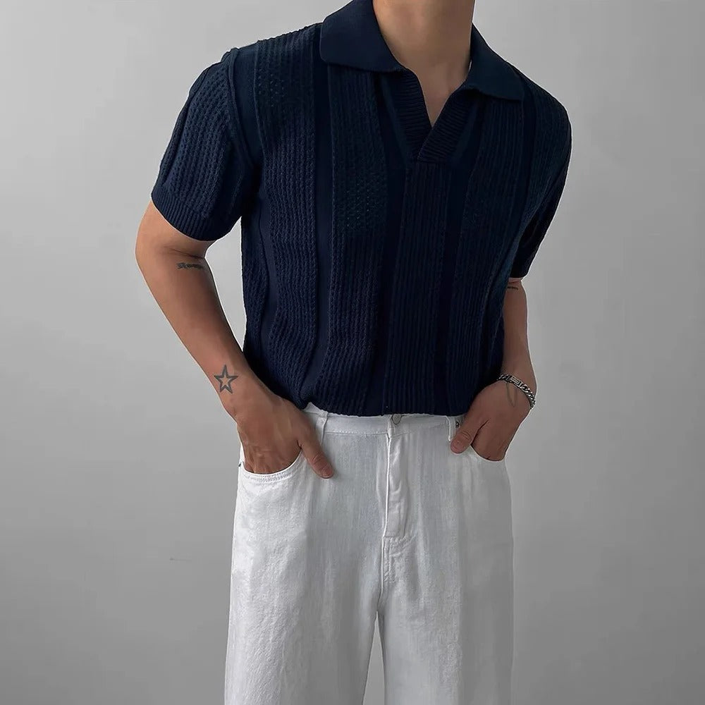 Polo Uomo Maglia Elegante e Confortevole