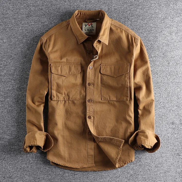Camicia Utility Elegante Uomo