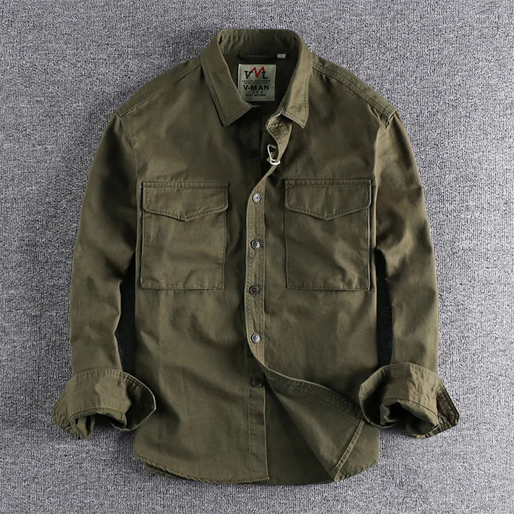 Camicia Utility Elegante Uomo