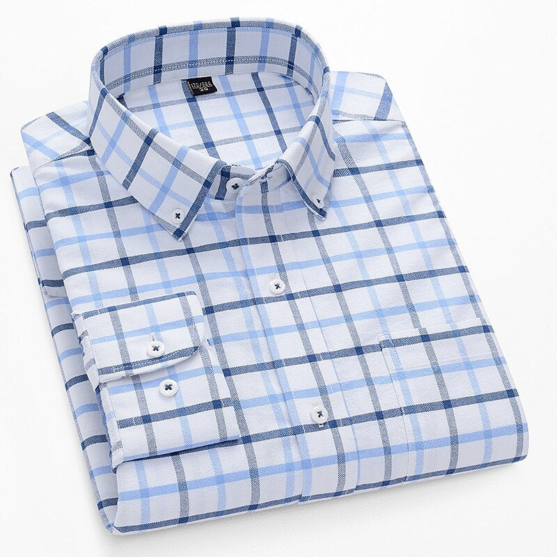 Emanuele | Camicia Classica a Maniche Lunghe in Cotone