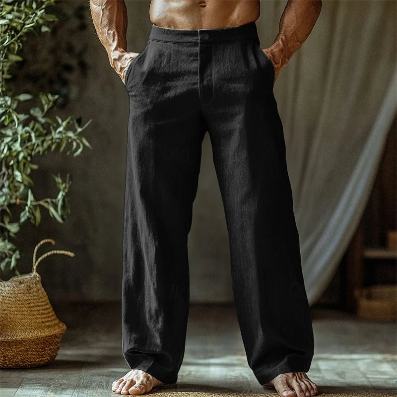 Gaetano | Pantalone estivo in lino per uomo