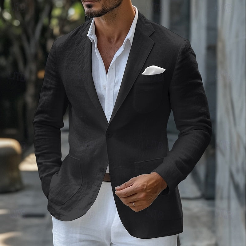 Giovanni - Blazer in lino elegante per l'estate
