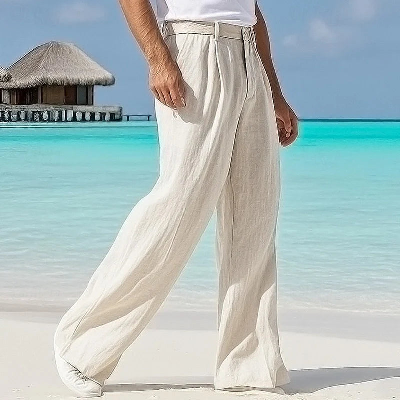 Achille | Pantalone estivo in lino per uomo