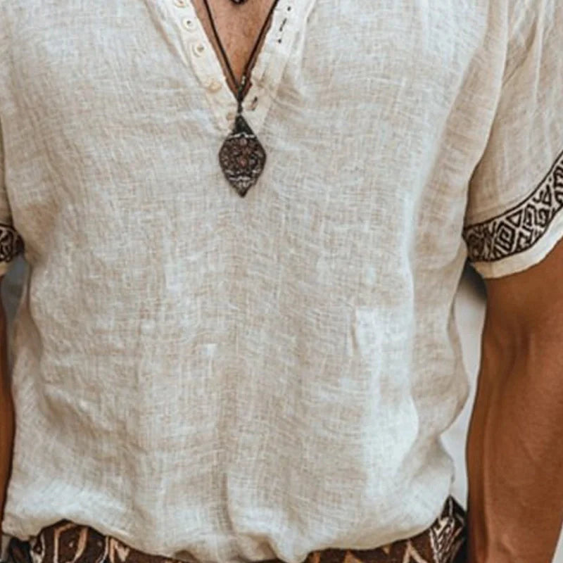 Filippo | Camicia estiva boho da uomo