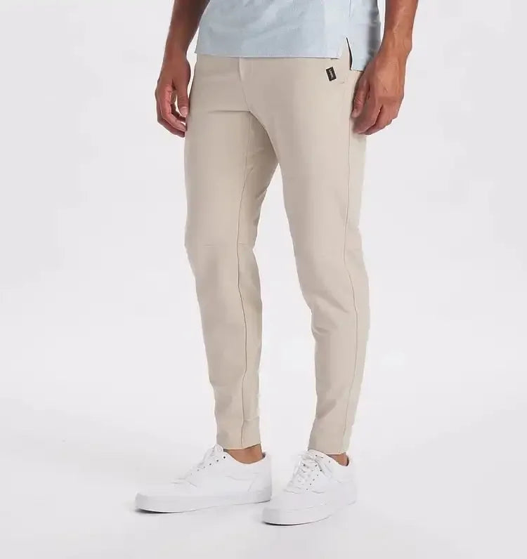 Pantaloni Comodi in Tessuto Elasticizzato