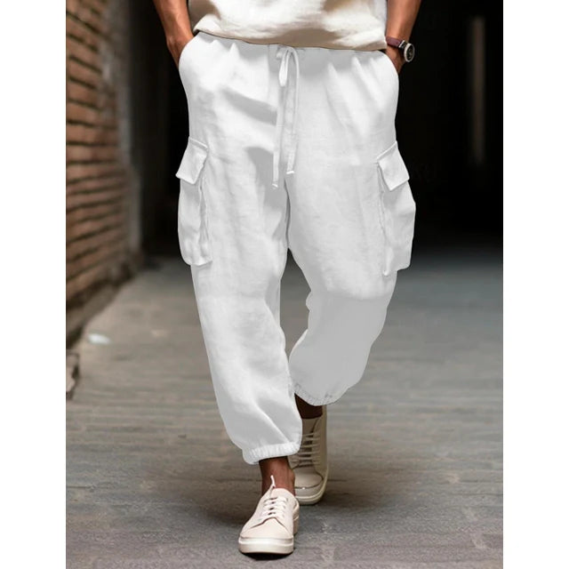 Alessio – Pantaloni Estivi da Uomo in Lino