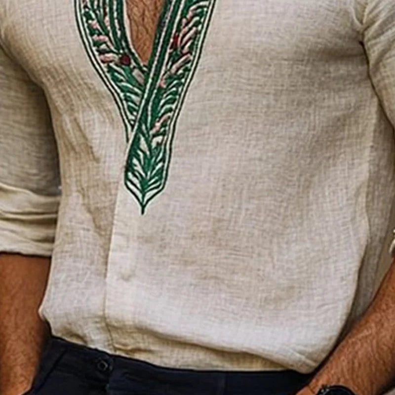 Bruno | Camicia estiva boho da uomo