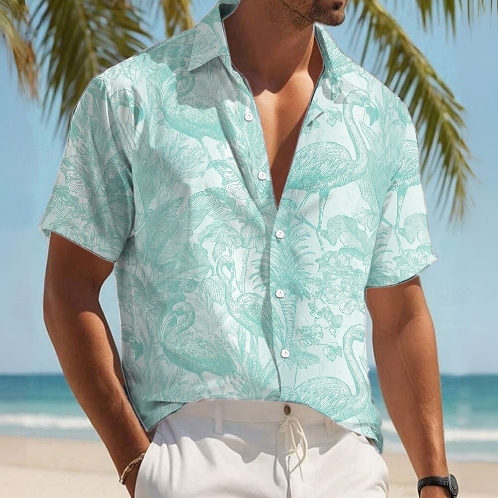 Niccolò | Camicia Tropicale a Maniche Corte