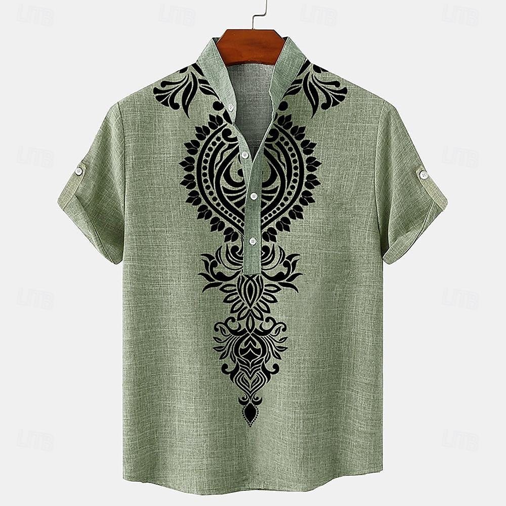 Marco - Camicia Henley in Lino