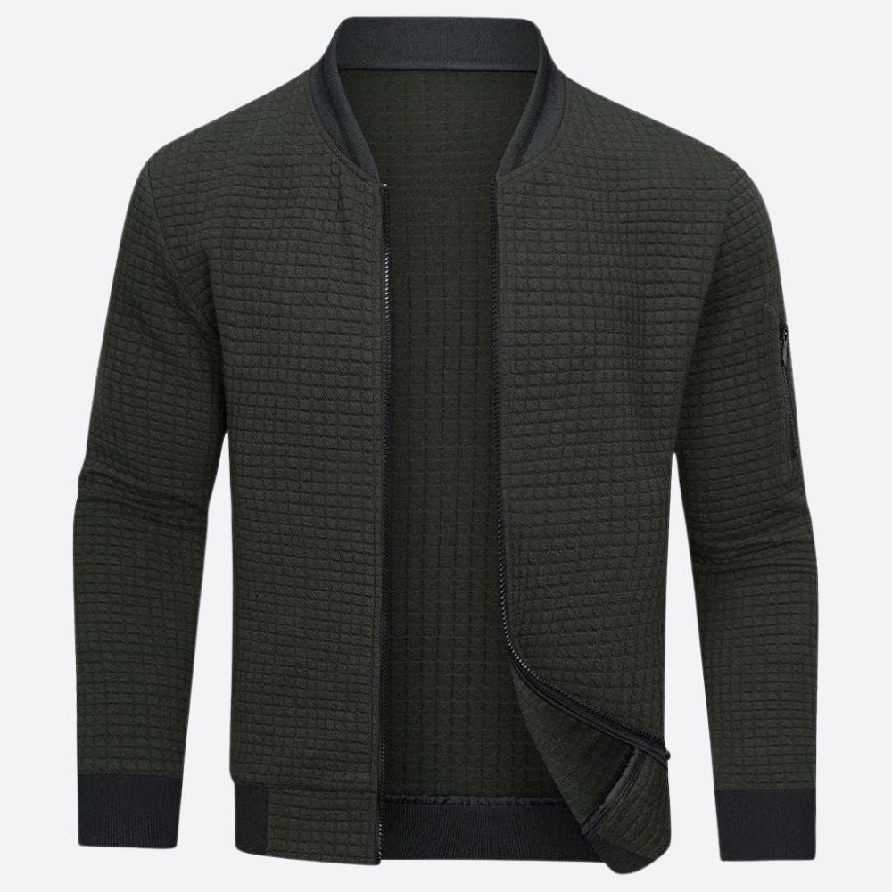 Marco | Cardigan con zip elegante per uomo