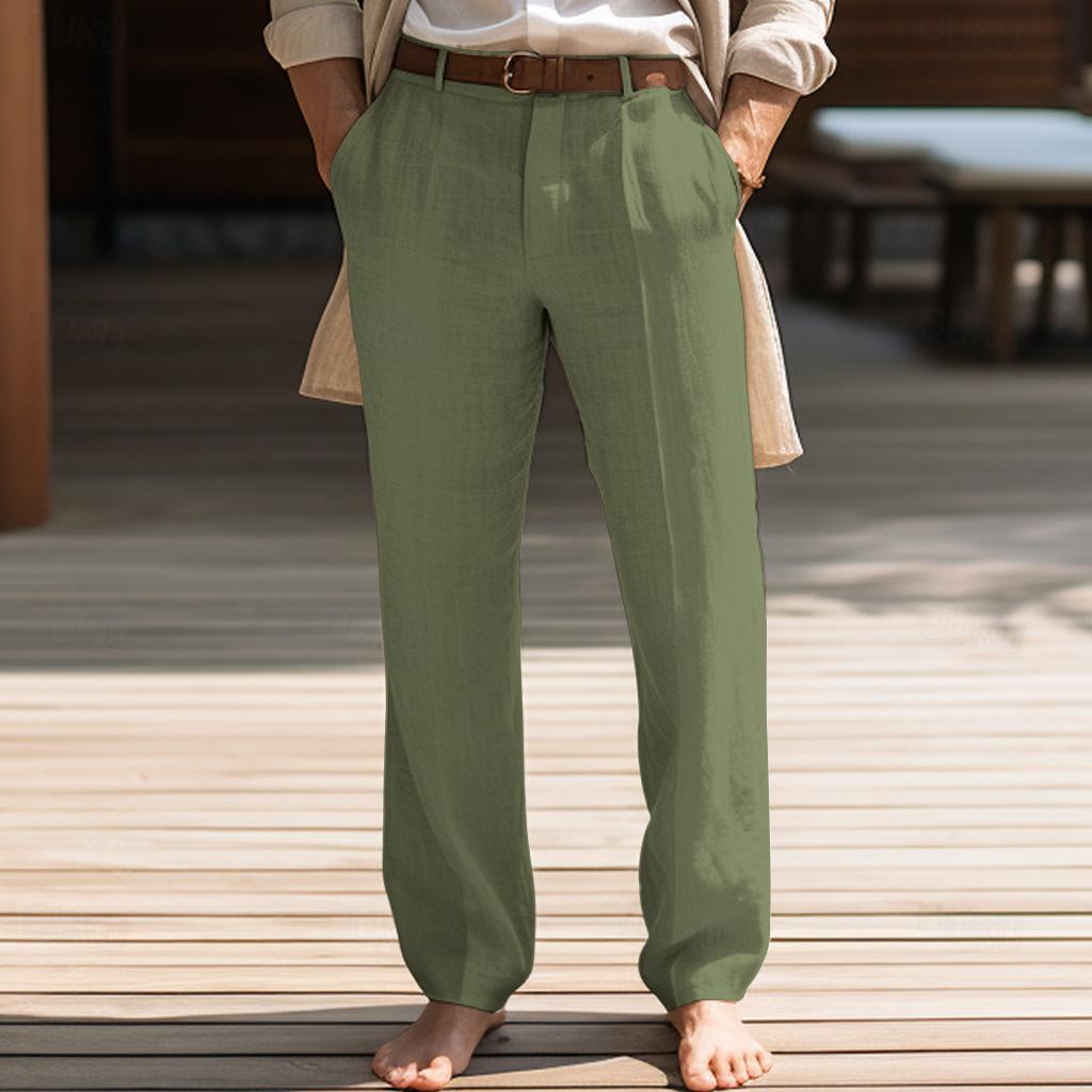 Giovanni – Pantaloni Estivi da Uomo in Lino
