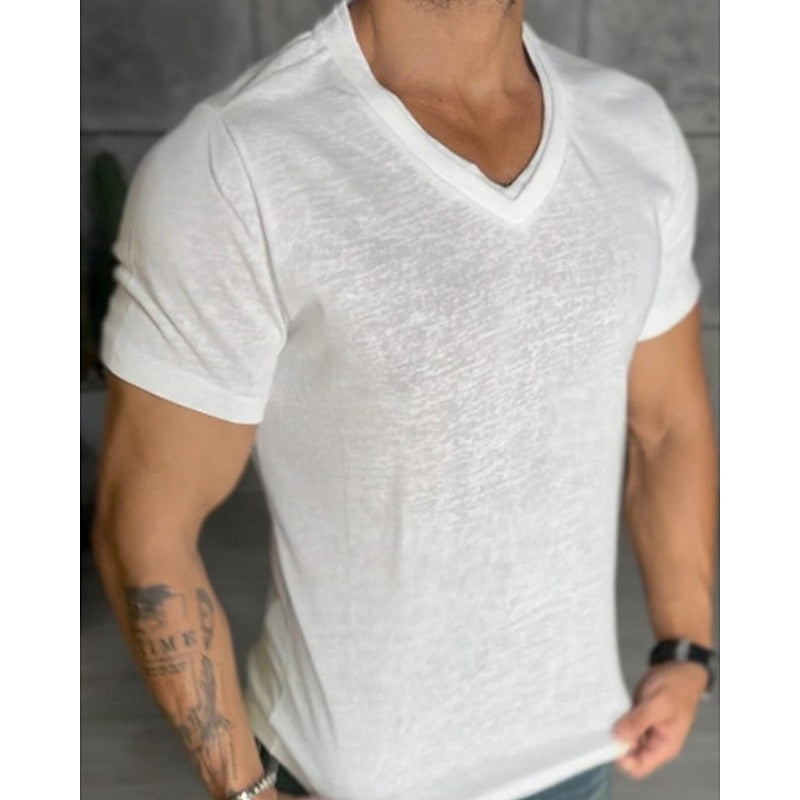 Lorenzo | T-shirt con Scollo a V per l'estate