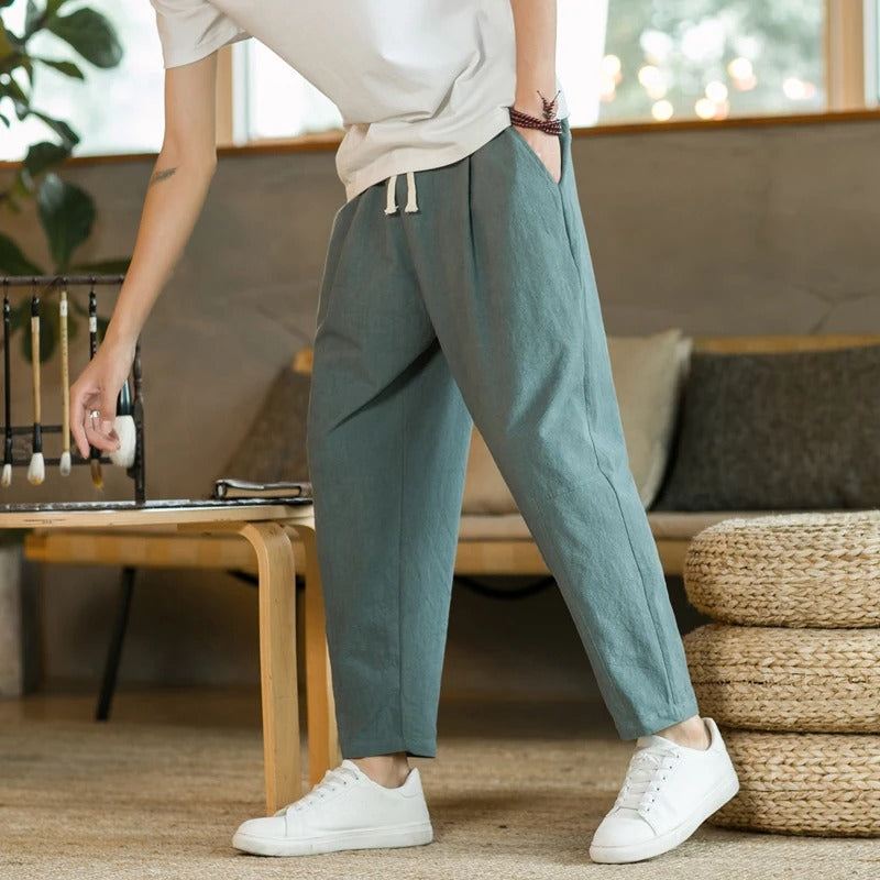 Pantaloni Estivi in Lino Eleganti