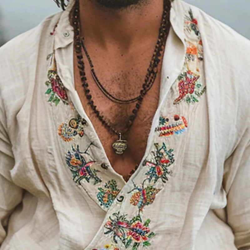 Giorgio | Camicia estiva boho da uomo